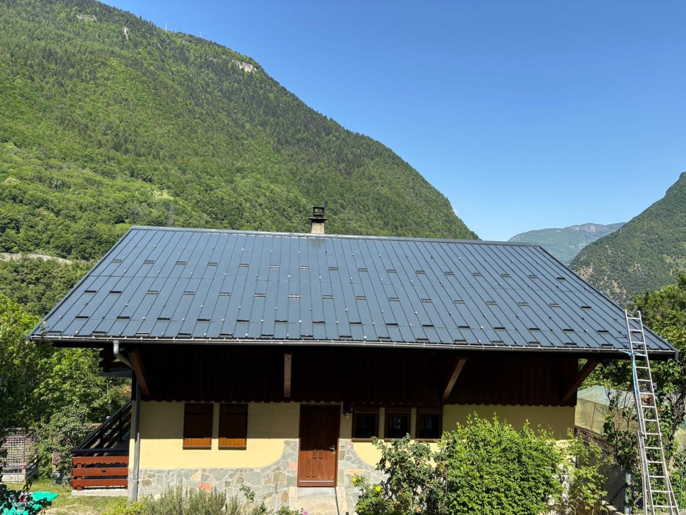 rénovation toiture peinture bac acier